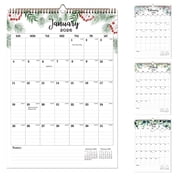 DIYAMG Flowers Theme Planning Calendar, From Jan. 2026 to Jun. 2027 Calendar, 17 x 12in Large Calendar with Memo Space for Anniversaries/Moments/Festivals