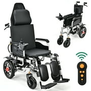 DIYAREA Portable Electric Wheelchair for Adults, Portable All Terrain Lightweight Wheelchairs, Foldable Motorized Power Wheel Chair