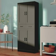 DIYART Black Kitchen Pantry Cabinet, 71" Tall Kitchen Storage Cabinet with doors and Drawer