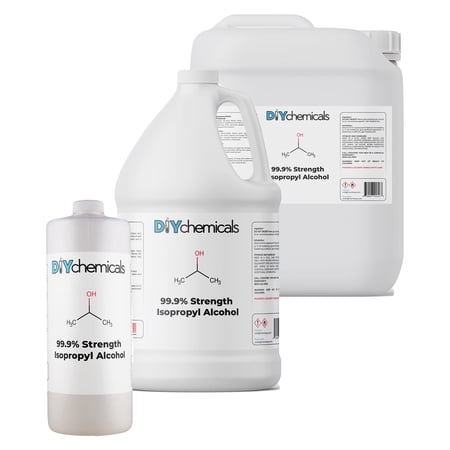 DIYChemicals Isopropyl Alcohol 99.9% - Pure Isopropanol Industrial Grade 99 Percent - Made in USA | 5 Gallon
