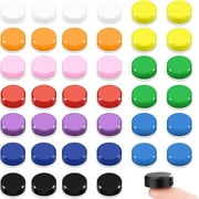 DIYMAG 40Pcs Fridge Magnet 10 Colors Refrigerator Magnets, Colorful Locker Magnets Small Round Decorative Magnets for WhiteBoard Kitchen Office, Classroom