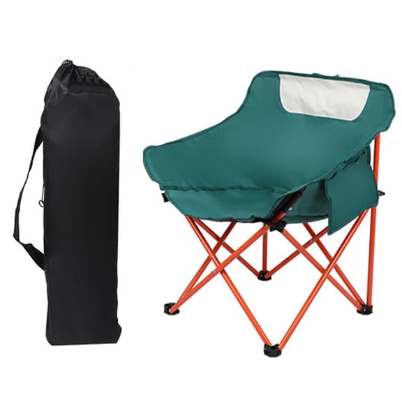 DIYMAG Folding Chair for Camping , Outdoor Portable Folding Chair for Camping/Hiking/Backpack Traveling (Green)