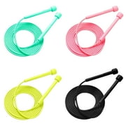 DIYMAG Jump Rope for Kids - Adjustable Soft Tangle-Free Rapid Speed Skipping Rope with Back Cover Handles for Outdoor Fun Activity, Exercise Activity & Fitness