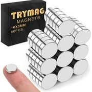 DIYMAG Small Magnets, Rare Earth Magnets, 50Pcs Strong Neodymium Magnets Tiny Round Fridge Magnets for Whiteboard, Refrigerator, DIY, Kitchen, Office Magnets
