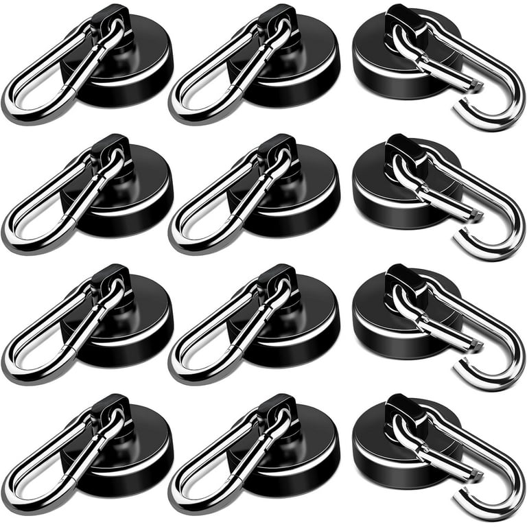 DIYMAG Strong Magnetic Hooks, 70LBS Magnetic Hooks Heavy Duty