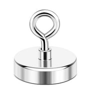 DIYMAG Strong Neodymium Fishing Magnets, 300 lbs(136 KG) Pulling Rare Earth Magnet High Power with Handle Diameter 1.97 inch(50mm) for Retrieving in River and Magnetic Fishing