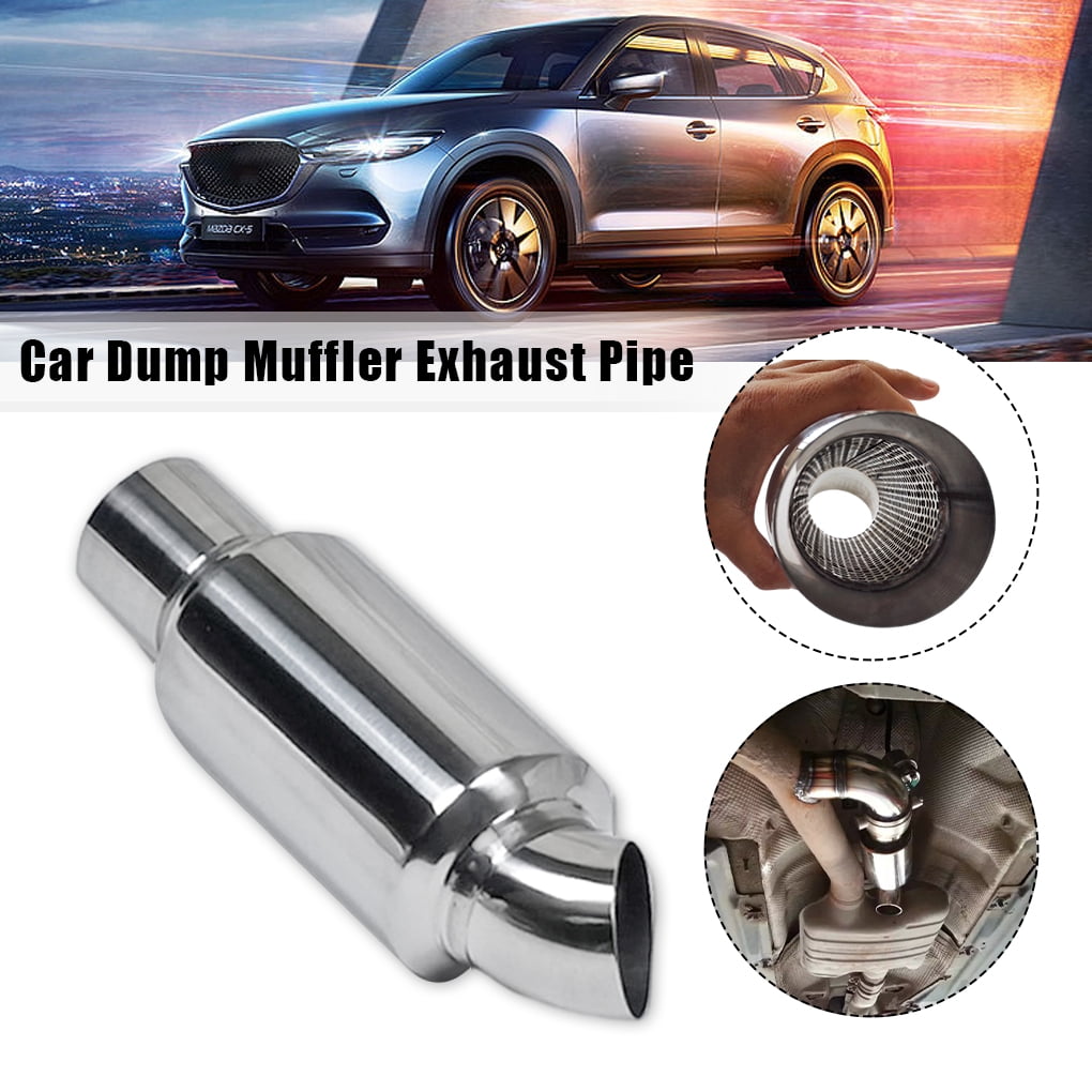 DIYOO Car Exhaust Muffler with 2.5Inch Air Inlet and Outlet, Sound