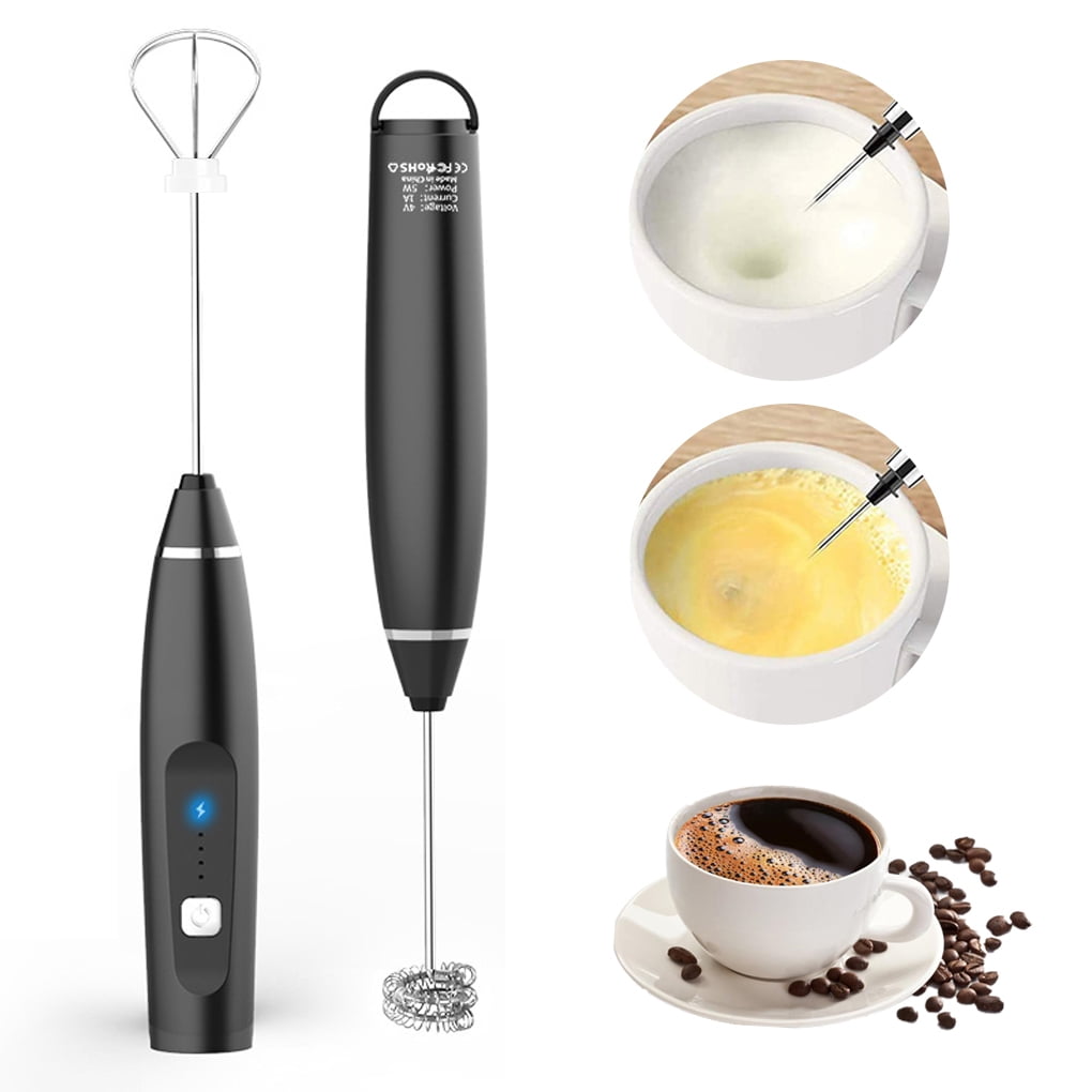 1pc Mini Electric Whisk And Coffee/milk Frother: Usb Rechargeable, Perfect  For Coffee And Creamy Cappuccino With Easy Clean And Portable Design