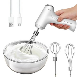 Skinada Cordless Electric Egg Beater, Wireless Hand Mixer, USB Rechargeable Handheld  Electric Mixer with 3 Gear Adjustments Kitchen Tool, for Gifts, Butter  Tarts, Cakes, Cookies 