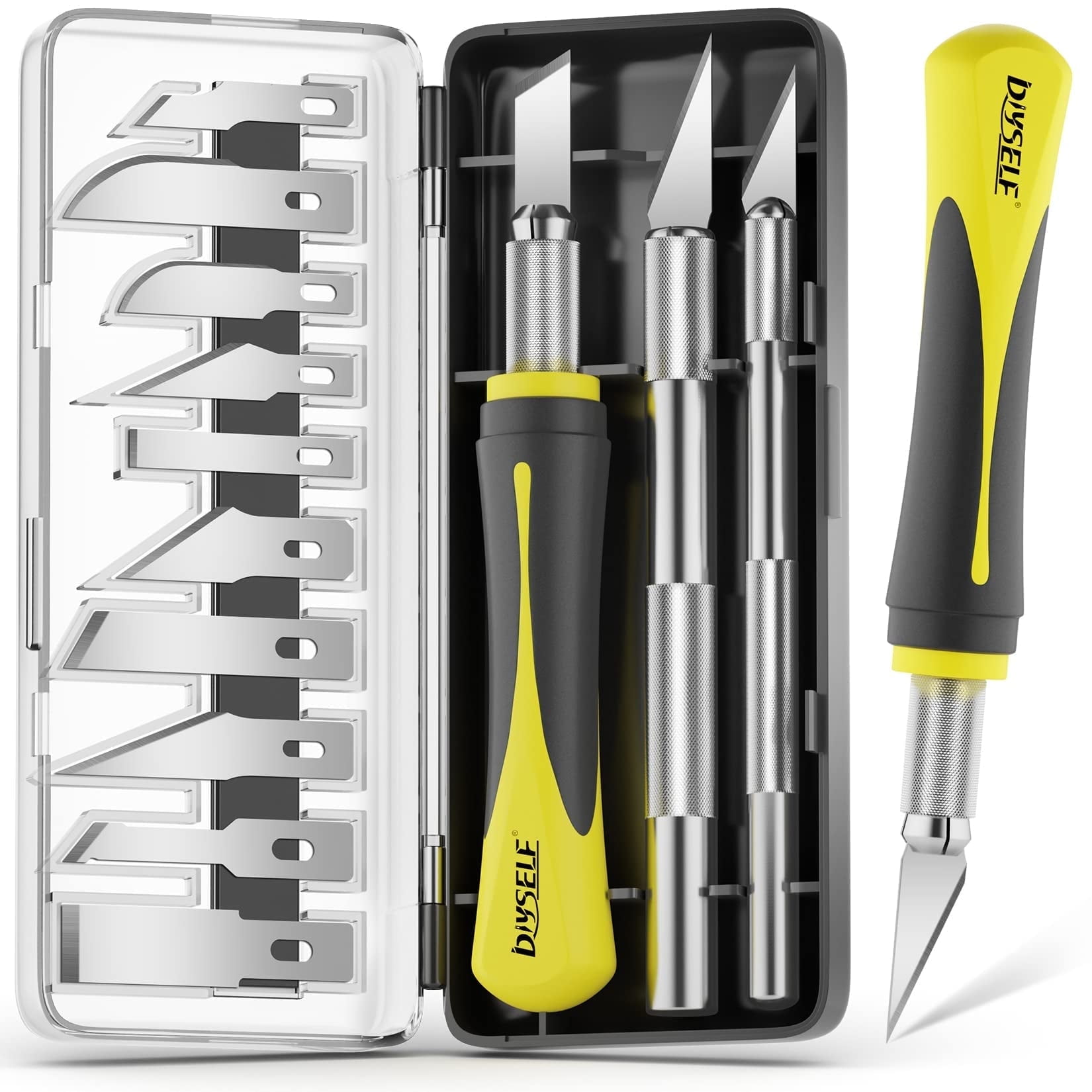 16-Piece Exacto Knife Set, Craft Knife Set for Pumpkin Carving, Modeling, Pumpkin Carving Tools