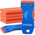 thumbnail image 1 of DIYSELF 2 Pack Plastic Razor Blade Scraper, 100Pcs Plastic Razor Blades Refills, 1 of 7