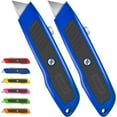 thumbnail image 1 of DIYSELF 2 Pack Utility Knife Box Cutter (Blue), 1 of 6
