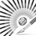 thumbnail image 1 of DIYSELF 20 Pack Exacto Knife - Craft Knife - Hobby Knife - Art Knife (Black), 1 of 7