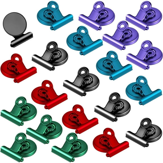 DIYSELF 20 Pack Magnetic Clips, Strong Refrigerator Magnets