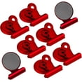 thumbnail image 1 of DIYSELF 8Pack Magnet Clips, Strong Fridge Magnets Clips (Red), 1 of 7