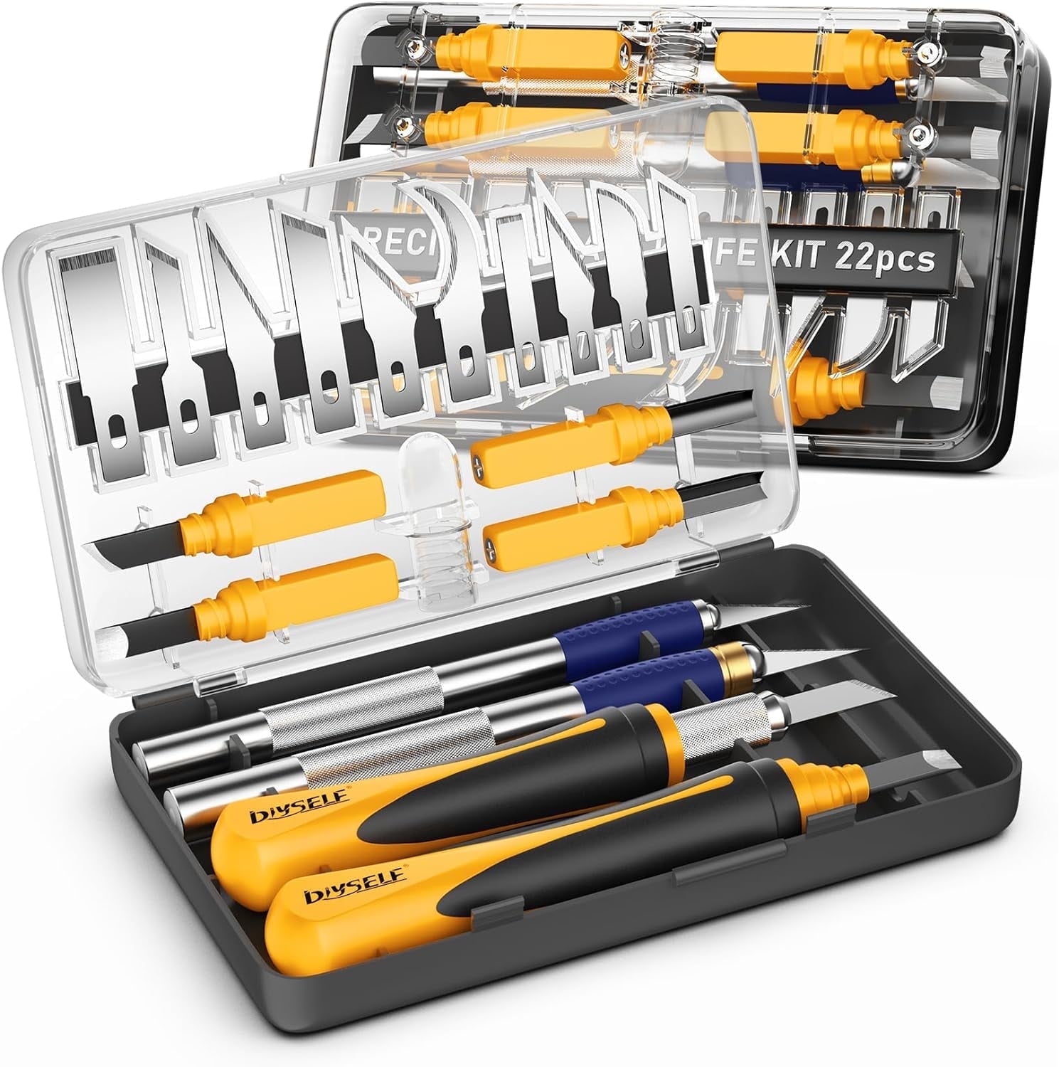 DIYSELF Exacto Knife, 22 Pack Exacto Knife Set with Exacto Blades, Craft Knife for Art