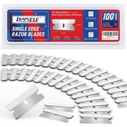 100 PCS Razor Blades Refiils for Scraper, Single Edge Blades for Scraper