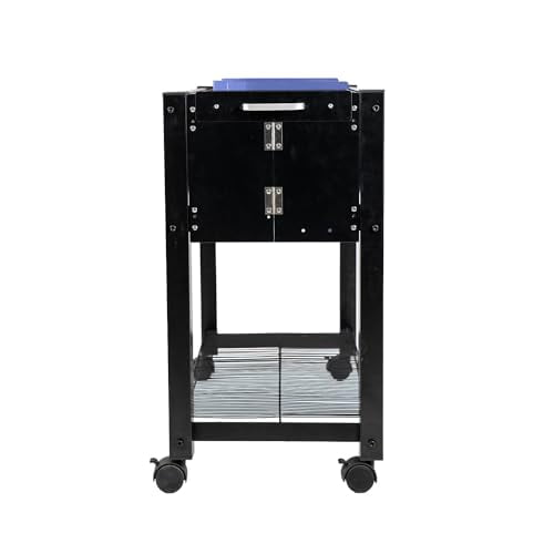 DIYTuning Metal Hanging Rolling File Cart with Wheels 28.5" D x 14.25 ...