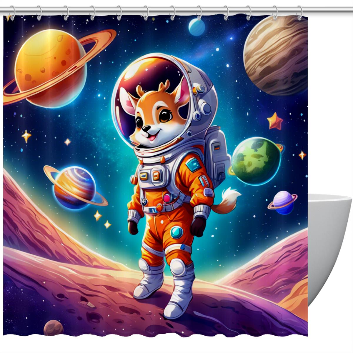 DIYmaking Shower Curtain Bathroom Home Decor Machine Washable Polyester