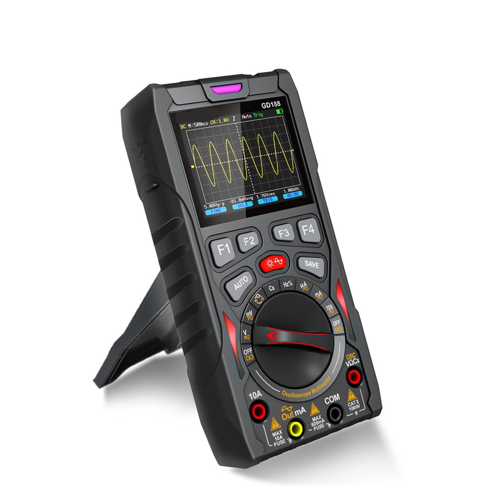 DIgital Oscilloscope Multimeter Electrician Tester Ammeter Voltmeter Current Capacitance Ohm Meter True RMS Multimetro ,Professional Designed