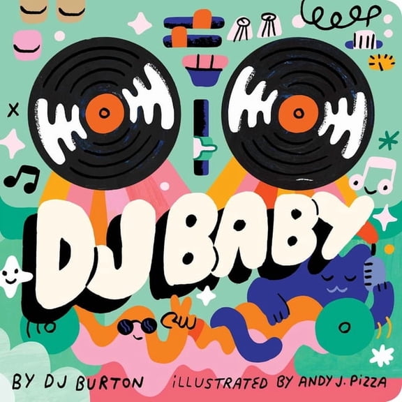 DJ Baby, (Board Book)