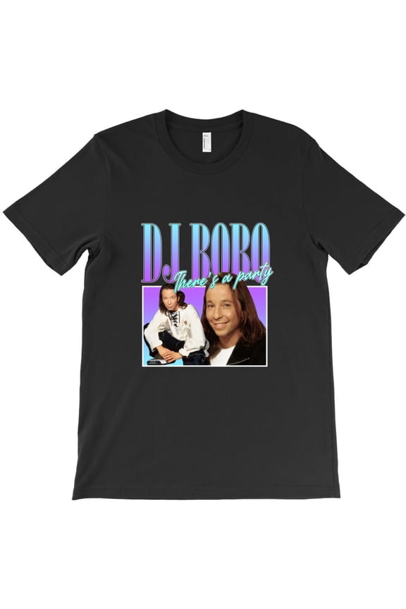 DJ Bobo 90s Style Eurodance Themed Funny and Cool Retro and Vintage - Thoughtful Gift Idea H16366 Unisex T-Shirt, Up to 5XL Available