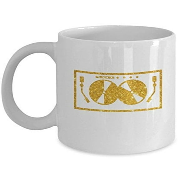 DJ 11 oz Coffee Mug - Unique Gift for Rappers White Ceramic