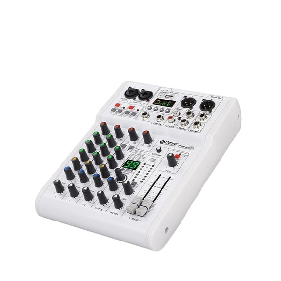 DJ Console Mixer 99 DSP Effects Mixing Console PRMX-6 With 5.0 BT 24bit/192k For Recording Musical Instrument ,Easy to Operate
