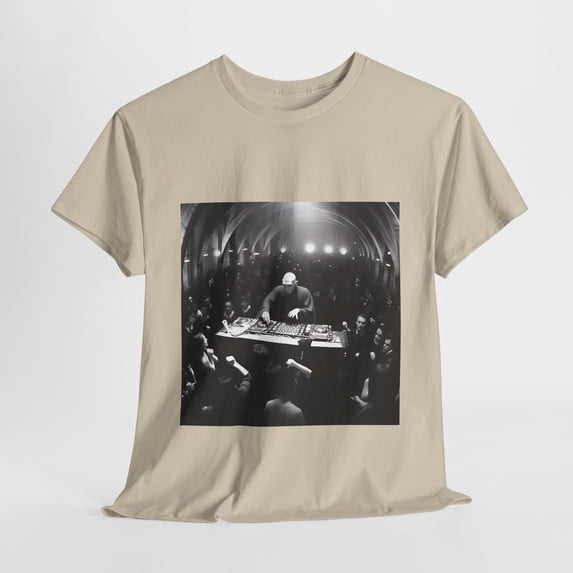 DJ Dark Lord Voldemort, Harry Potter Unisex T-Shirt, Sand Color, Size XL