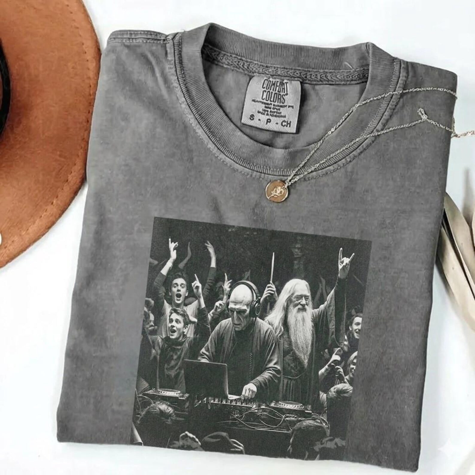 DJ Dark Wizard Party Shirt, Retro Fantasy Music Graphic Tee, Vintage ...