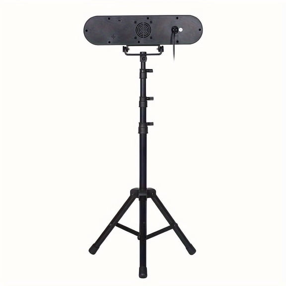 DJ Disco Lights, Christmas Party Lights With Stand, 5 In 1 Acoustically Activated, Rotating Ball, Strobe, UV, Colored LED Par Lights, Guitar Band Patterns, Party Bar Lights Set