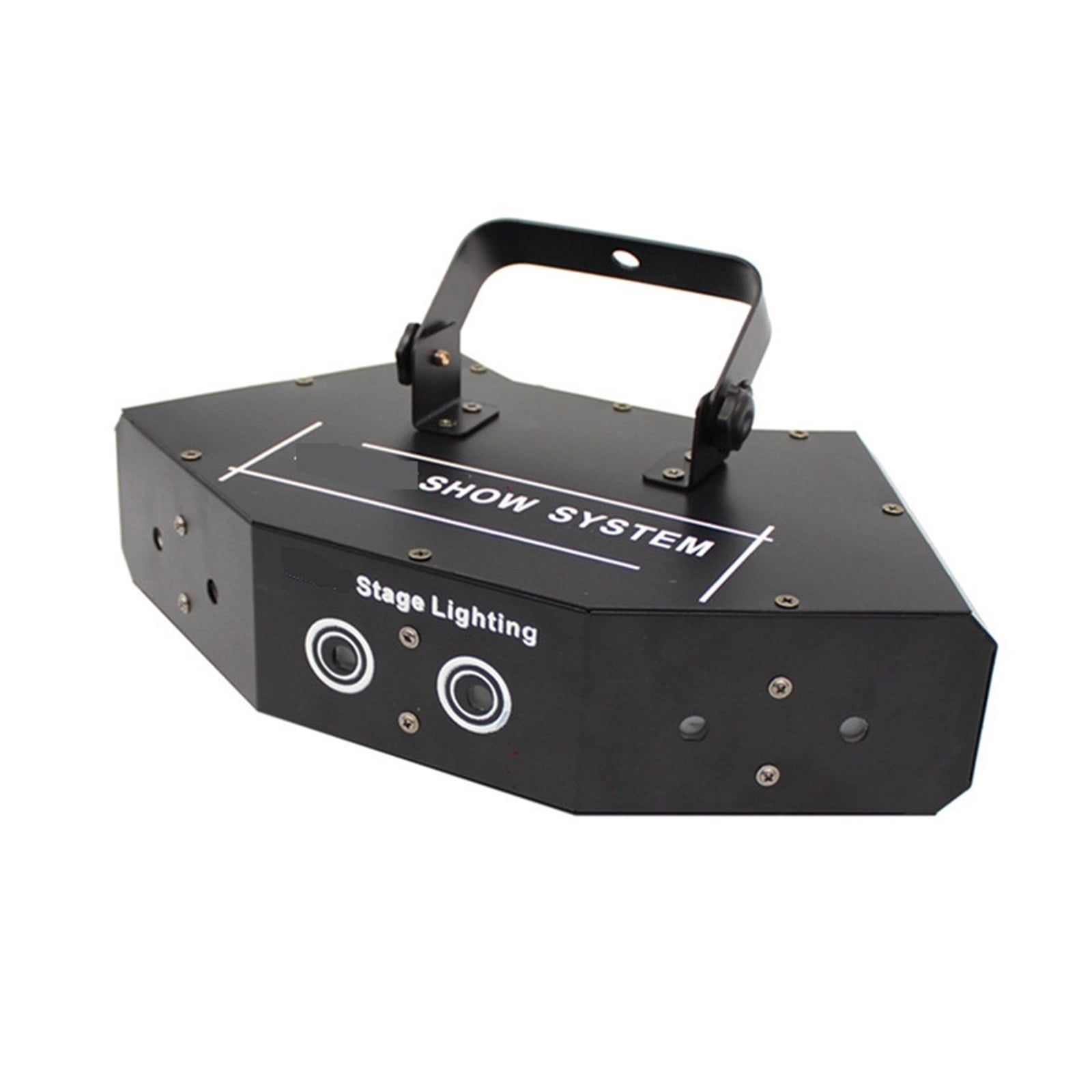 DJ Disco Stage Projector Six Eyes RGB Light Sound Actived Patterns Effects Scaner Xmas Home Dance Party System Show