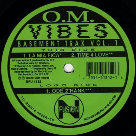 DJ Efx - O.M. Vibes Basement Trax, Vol. 1 La Mia Fica: Time 4 Love - Music & Performance - Vinyl