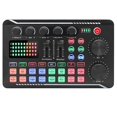 thumbnail image 1 of DJ Equipment Microphone Sound Card Console Studio Sound Card Kit Cable Phone Mixing Computer Live Voice Mixer F998 Sound Card ,Precision Control, 1 of 7
