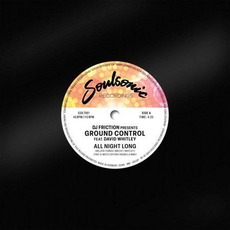 DJ Friction Presents Ground Control - All Night Long / Funkin' On The One - Music & Performance - Vinyl [7-Inch]