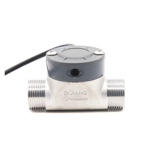 DJ-HS43TA SUS304 SS Hall China Irrigation Water Flow Sensor BSPP G3/4" 5-150lpm Turbine Flowmeter Sea Dijiang Ceramic Axis