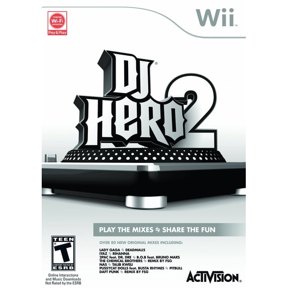 DJ Hero 2 (Game Only) Wii Game