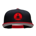 thumbnail image 1 of DJ Icon Embroidered Wool Blend Pro Style Snapback - Red Black OSFM, 1 of 5