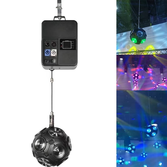DJ Light 150w LED RGBW Football Lifting Stage Effect Lighting Lift Ball Stroke 2.5 Meters for Disco Club Bar Concert Party