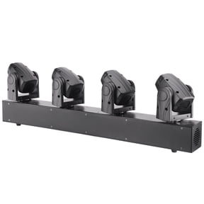 DJ Lighting 4in1 Moving Head Led Beam Light Bar 4-Head 10W Led Disco Light DJ