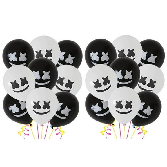DJ Marshmello Balloons Party Supplies Birthday Favors Decorations Decor Kit Latex