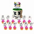 thumbnail image 1 of DJ Marshmello Cake Topper Cupcake Set Party Supplies Decoration Birthday Decor Kit, 1 of 4