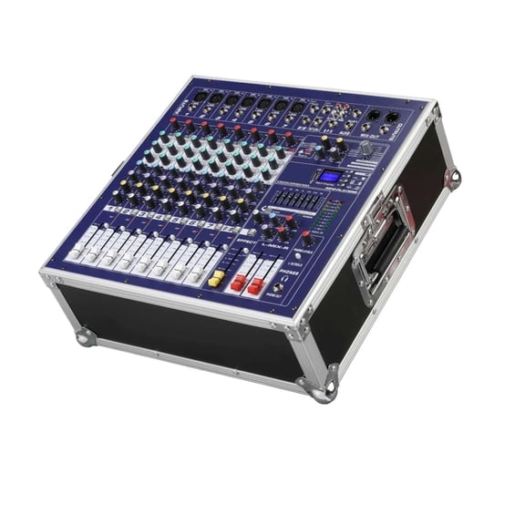 DJ Mixer 8 Channel USB Blueteeth Mixing Console High Power Audio Stage Equipment 48V Phantom Power DSP Digital Effects ,Precision Control