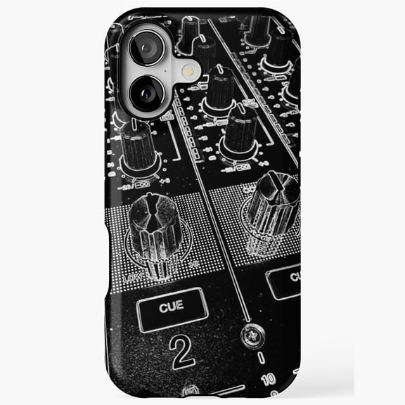 DJ Mixer Inspired Artistic Music Equipment Art iPhone Case 17 11 12 13 14 15 16 Pro Max