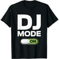 thumbnail image 1 of DJ Mode ON Gift Disc Jockey Softstyle Unisex T-Shirt,Black Color,Size 3XL, 1 of 5