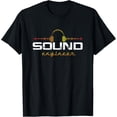 thumbnail image 1 of DJ Music Producer Sound Engineer Audio Gift T-Shirt men and women can wear, black, white, gifts, 1 of 4