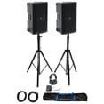 thumbnail image 1 of DJ Package w/ (2) Mackie Thump212 12" 1400w Powered Speakers+Stands+Headphones, 1 of 27