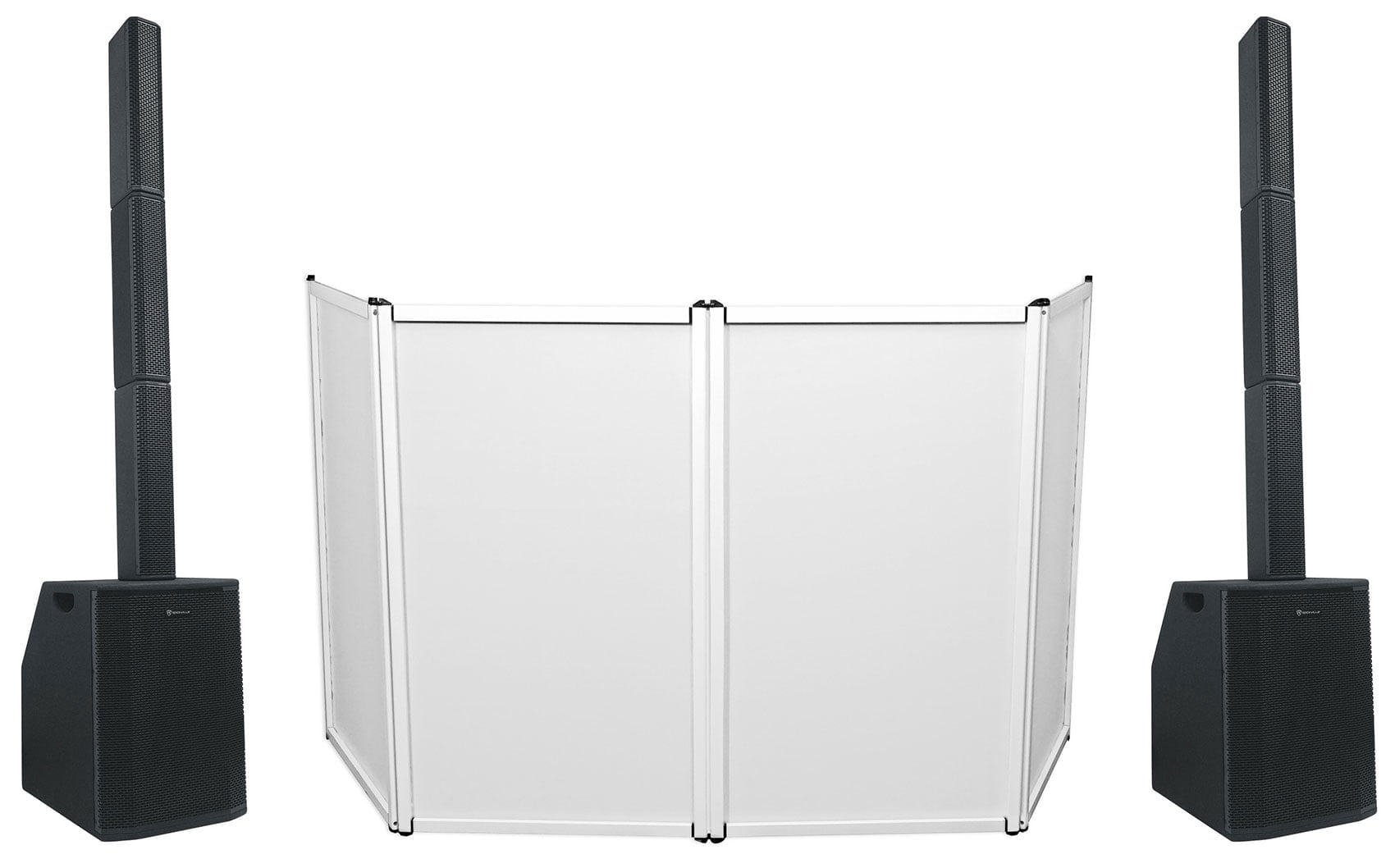 DJ Package w/2) TITAN ARRAY SYSTEM Wireless Linking Column Array ...
