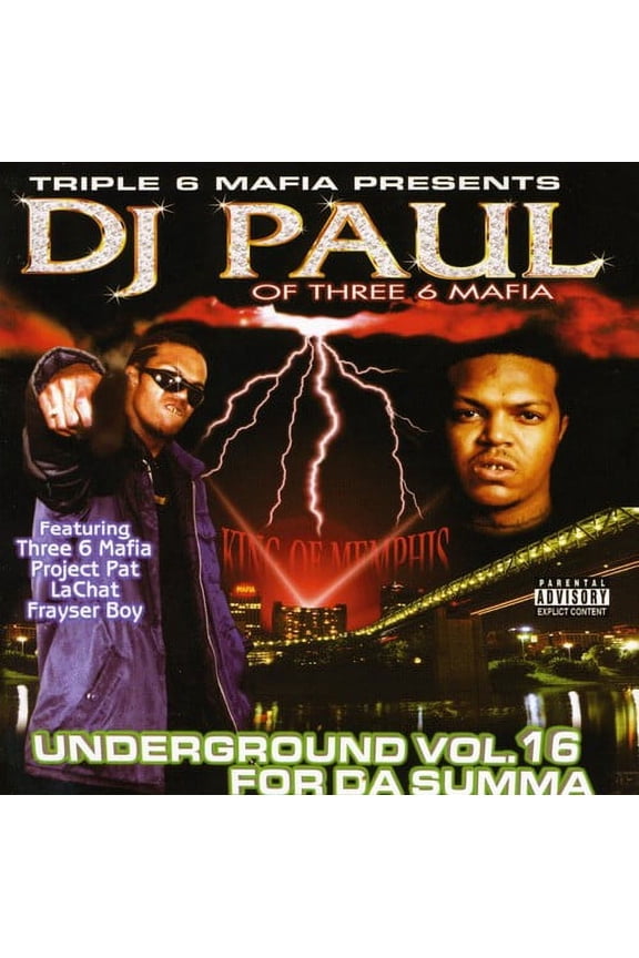 DJ Paul - Underground 16: For Da Summa - Music & Performance - CD