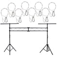 thumbnail image 1 of DJ Pro Light Trussing 10 Foot Portable Truss Lighting System (8) Safety Cables, 1 of 6